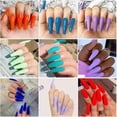 thumbnail image 3 of BGZLEU Solid Color Fake Nails In Multiple Colors,Wearable Fake Nails,Press On Nails, Fake Nails,Elegant Long Nails For Party Wear for Women Girls ,Decoration Reusable Stick on Nails Glue on Nails, 3 of 8