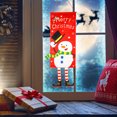 thumbnail image 3 of Festivo Feliz Navidad Colgando Porche Letrero Centro Comercial Santa Banner (B) Tmvgtek Para estrenar, 3 of 8
