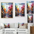 thumbnail image 4 of Designart "Parisian Spectrum Icon" City Paris Canvas Art Print, 4 of 7