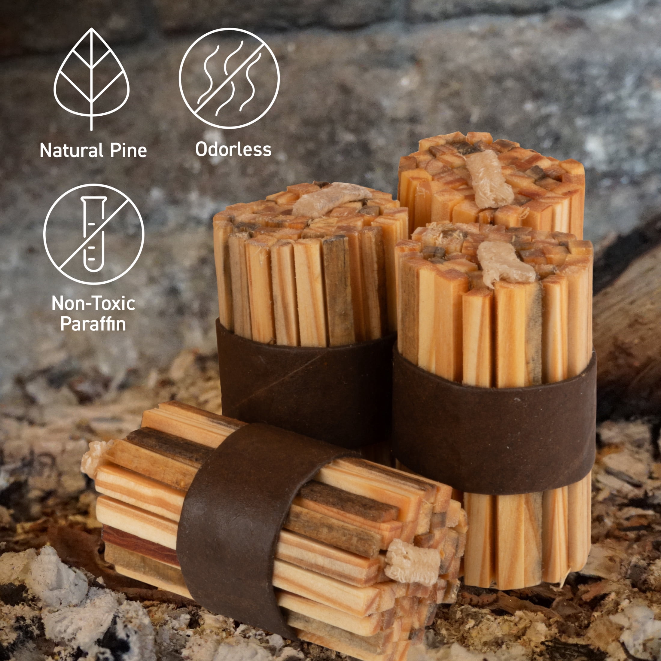 Kings County Tools Indoor Outdoor Fire Starter Stick 20-Pack Refill