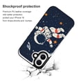 thumbnail image 2 of Compatible with iPhone 11 12 13 mini 14 15 16 Pro Max Plus Wallet Case with Card Holder, PU Leather Kickstand Card Slots Case ( Astronaut Planet, iPhone 11 Pro Max), 2 of 7