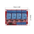 thumbnail image 2 of Relé Módulo 4 Canales 12V Alto Bajo Nivel Disparador Módulo Rojo Relé Módulo Placa para DSP, 2 of 5