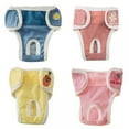thumbnail image 4 of Dog Underwear, Soft and Comfortable Cotton Female Pet Sanitary Pants Puppy Physiological Pants Dog Diapers for Small Medium and Large Dogs, 4 of 5