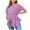 Purple, variant on JGGSPWM Women's Maternity Short Sleeve Crew Neck Tunic Tops Casual Babydoll Peplum Blouses for Spring Summer Black 2XL