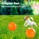 thumbnail image 2 of Pelotas de juguete con sonido para perros Goma fuerte y duradera Indestructible rebotadora para entrenar 2 pelotas, 2 of 3