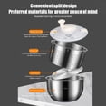 thumbnail image 4 of Premium 304 Stainless Steel Salad Spinner For Greens And Berries With Compact Design, 4 of 9