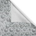 thumbnail image 4 of Ambesonne Grey Grommet Curtain Single Panel, Waterdrops Monochrome, 50"x60", Grey, 4 of 5