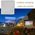 thumbnail image 2 of Projector Screen, White Flodable 60-120 Inchs Multi-sizes Projector Curtain, For Outdoor Camping Movie, 2 of 8