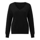 thumbnail image 2 of Gibobby Suéter Para Invierno Mujer Chicas de manga larga V Cuello Sudor Cotton suelto de punto Pullover(Negro,G), 2 of 5