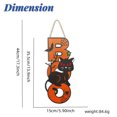 thumbnail image 2 of Halloween Decorations Ghost Hanging Sign Front Door Hanger Wreath Decor, 2 of 6