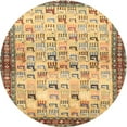 thumbnail image 1 of Ahgly Company Tapis d'Intérieur Ronds Traditionnels Chromés Or Jaune Persan, Ronds de 3', 1 of 6