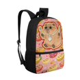 thumbnail image 2 of HUIACONG Cute Capybara Fruit Print School Backpack for Students Age 6-18 Large Capacity Lightweight Water Resistant Bookbag for Elementary Middle High School Back to School Daily Use, 2 of 6