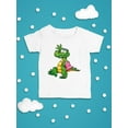 thumbnail image 3 of Crocodile With Towel T-Shirt Infant -Image by Shutterstock,  6 Months, 3 of 4
