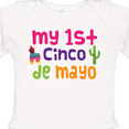 thumbnail image 4 of Inktastic Cinco De Mayo Party Babys 1st Boys or Girls Long Sleeve Baby Bodysuit, 4 of 5