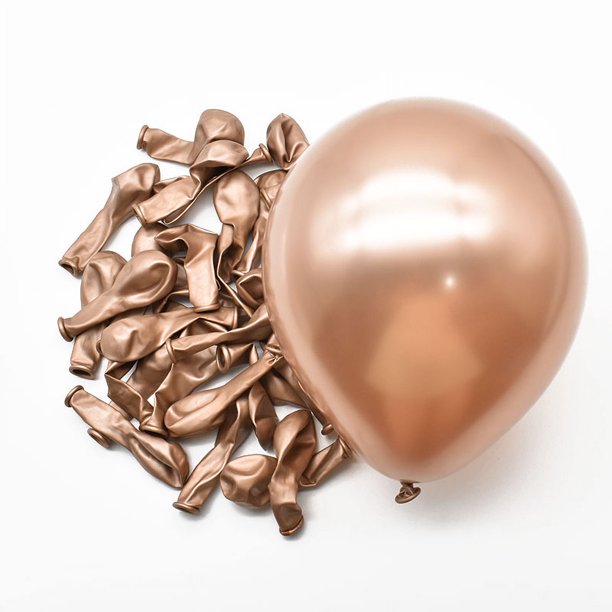 Globos de látex metálicos cromados de 5 pulgadas, 20, 30 y 50 unidades, globos de metal dorado y plateado para fiestas de cumpleaños, globos inflables, suministros de decoración para bodas