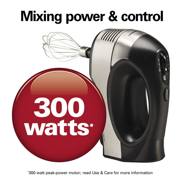 Hamilton Beach 6-Speed Electric Hand Mixer, 5 Attachments & Case