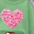 thumbnail image 4 of Toddler Girls Outfits Sets,Warm 2PC Fall and Winter Sweatshirts and Pants Active Wear Clothes Sets for Baby Kids Girls 2T 3T 4T 5T 6T 7T 8T Green Size 5-6 Years, 4 of 4