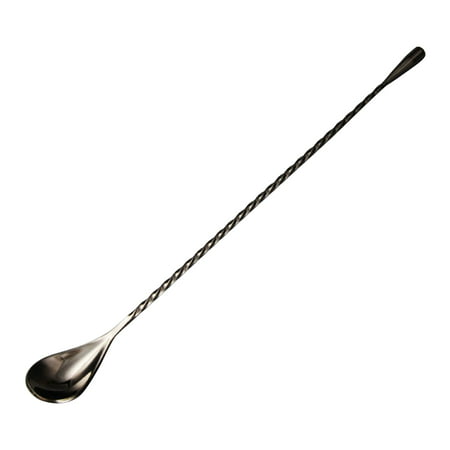 

LIHUA Stainless Steel Spiral Long Handle Mixing Stir Cocktail Spoon Bar Bartender Tool