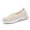 Beige, variant on Women Casual Shoes Mesh Sneakers Walking Shoes Summer Footwear Round Toe Slip On Breathable Style For All Daily Occasions ,Us Size:5.5