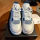 thumbnail image 2 of Ni - ke Jordan 4 Military Blue, 2 of 5