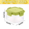 thumbnail image 3 of BINGLI 4 Pack Airtight Food Storage Containers with Lids for Kitchen Pantry Organization and Storage, BPA Free, Lunch, and Meal Prep Plastic Containers, Square Sealed Container, 3 of 5
