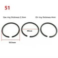 thumbnail image 2 of Bgsha Air Compressor Piston+Piston Rings Parts Air Pump Accessories 42/47/48/51/65mm, 2 of 7