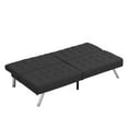 thumbnail image 3 of GZXS Convertible Sofa Bed, 68.1" W x 32.9" D x 32.3" H, Black, 3 of 9