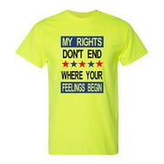 Yellow My Rights T-Shirt XLG
