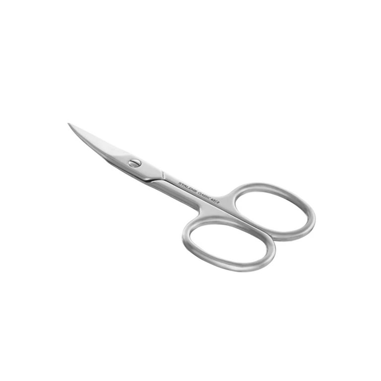 LIVINGO Nail Cuticle Scissors, Curved Stainless Steel Blade Sharp for  Manicure