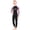 Black, variant on Kids Girls' Quick-Dry Wetsuit, UPF 50+ Long Sleeve One-Piece, Stretch Sun Protection Swimsuit for Swimming & Surfing
