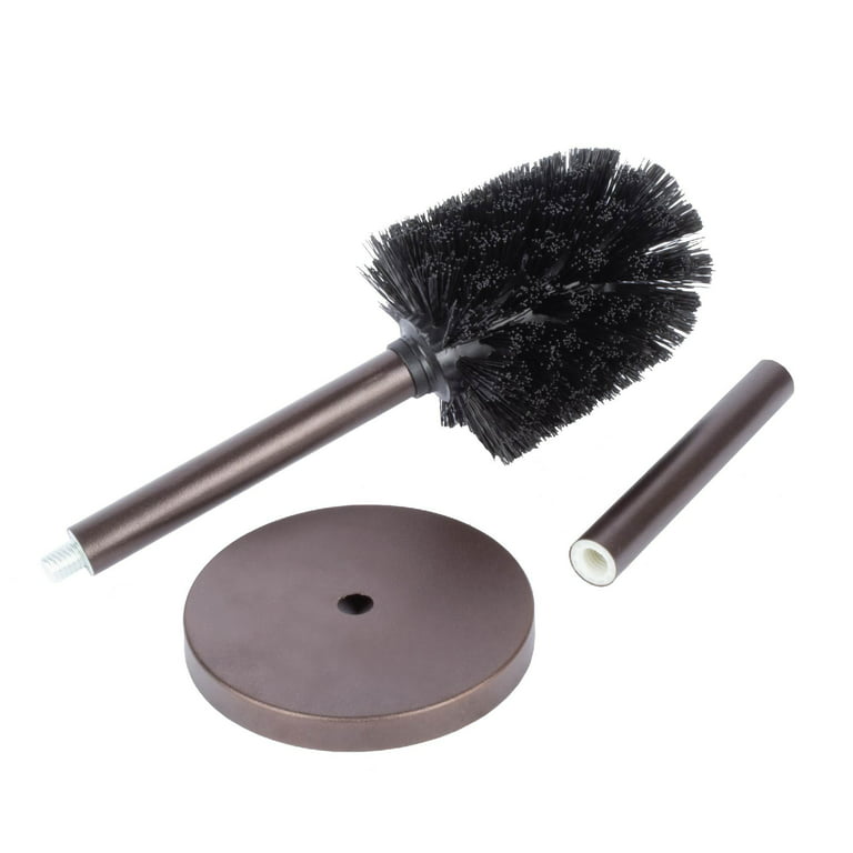 Oil-Rubbed Bronze Toilet Brush with Canister 2-Pack 
