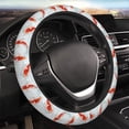 thumbnail image 5 of Vsdgher Koi Fish Corals,Spring Summer Pattern Elastic Car Steering Wheel Cover,Car Wheel Cover Protector Car Accessory for Steering Wheel with a Diameter of 14.5"-15", 5 of 6