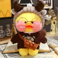 thumbnail image 3 of Muñeco de pato bonito de dibujos animados de 30cm, peluche suave, Animal Kawaii, juguetes de cumpleaños para niños (A) Likrtyny Para estrenar, 3 of 6