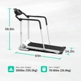 thumbnail image 4 of Ksports Advanced Rehab Treadmill 2.25 Horsepower Motor and Bluetooth, White, 4 of 8