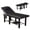 Black, variant on 6 Leg Stationary Massage Table Spa Table with 30°Adjustable Backrest, 600Lbs Capacity, Heavy Duty PU Leather, Full Body Bed for Beauty Hairdressing Tattoo Therapy Treatment