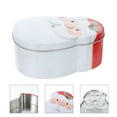 thumbnail image 5 of Gymnture christmas Christmas Candy Tin Gift Boxes: Santa Claus Shape Ginger Tins, 5 of 11