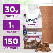 Ensure Max Protein Shake, 30g Protein, Milk Chocolate, 11 fl oz, 4 Pack