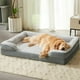 thumbnail image 1 of Cama para perros LEXTRO, sofá ortopédico grande con funda extraíble y lavable, 1 of 9