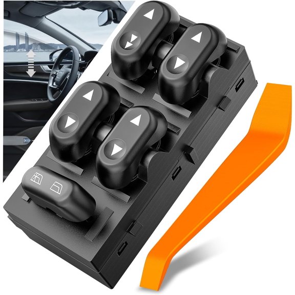 Nilight Power Master Window Switch Compatible with 2004-2008 Ford F-150 2003-2006 Ford Expedition 2003-2008 Ford Crown Victoria and Mercury Grand Marquis 2004-2008 Lincoln Mark LT, 2 Years Warranty