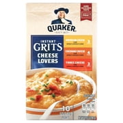 Quaker, Instant Grits, Cheese, Shelf Stable, 9.8 oz, 10 Count Box