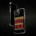 thumbnail image 6 of DistinctInk Clear Case for Apple iPhone 15 (6.1" Screen) - Warning Crazy Baseball Fan Approaching, 6 of 9