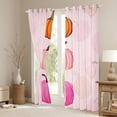 thumbnail image 3 of Manfei Cartoon Pink Pumpkin Blackout Curtains Set of 2 (52x84 Each) for Kids, Kawaii Autumn Harvest Window Curtains, Western Festival Curtains and Drapes, Living Room Curtains Decor, 3 of 6