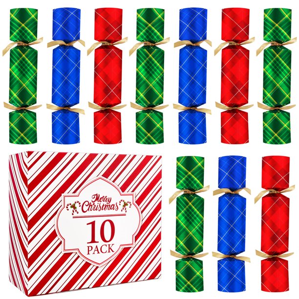 Paquete de 10 regalos para mesa de fiesta, Navidad, Jorfin, Navidad
