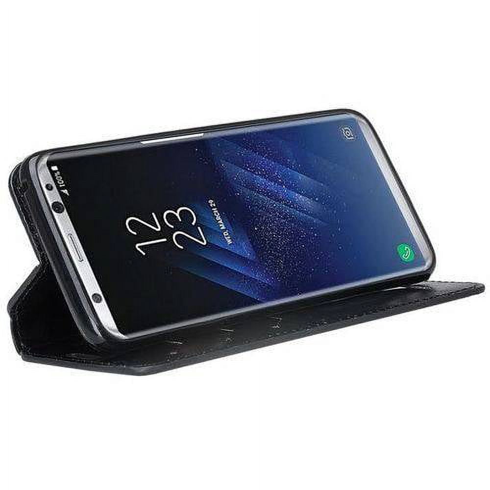 Protective Wallet Stand Case for Samsung Galaxy s8 Perfect Fit