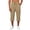 Khaki, variant on Men's 100% Cotton Linen Capri Pants Casual Wide Leg Lightweight 3/4 Pants Elastic Waist Drawstring Beach Yoga Long Shorts with Pockets Sky Blue