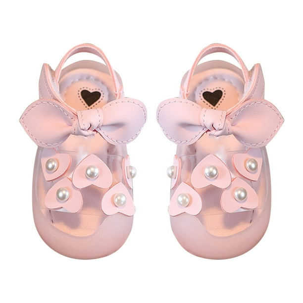 nsendm Girls Sandal Infant Size 3 Sandals Toddler Girls Sandals Soft Soled Baby Toddler Shoes Breathable Princess Shoes Beach Shoes for Kids Girls
