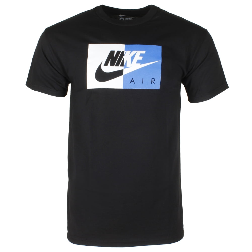 Nike Air Men's Short Sleeve Color Blocked Logo Gym T-Shirt -