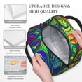 thumbnail image 3 of Yiaed Pride Rainbow Print Lunch Bag Adult Insulated Lunch Box, Leakproof Cooler Food Lunch Containers Reusable High Capacity Lunch Tote Bags-One Size, 3 of 6