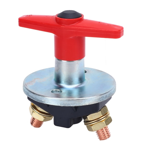 Kit de Aislador de Batería, 2 Terminales de Cobre Interruptor de Desconexión Kit de Aislador M10 DC 12V-60V 300A PARA CAMIONES