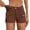 Brown, variant on Womens Shorts Jean High Waist Beach Shorts Breathable Solid Color Regular Fit Bermuda Shorts with Pockets Active for Work and Smart Casual Beach Day Essentials S-2XL